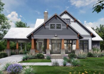 3 Bedrooms, 2 Bath Craftsman Home Plan With Carport: A Cozy Home for Families
