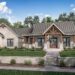 Country Plan with Wrap Around Porch and Huge 3 Cars Garage