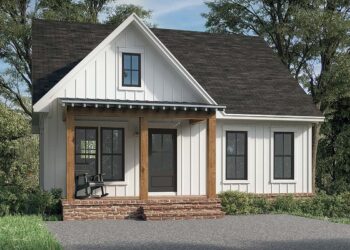 2 Bedrooms and 2 Baths Small Country-Style Starter Home