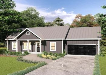 Simple 4-Bedroom Country Cottage – ~1,623 Sq Ft of Charming, Smart One-Level Living