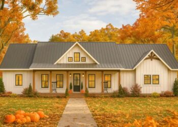 Modern Farmhouse Ranch – ~1,900 Sq Ft of Streamlined Farmhouse Living with Big Garage