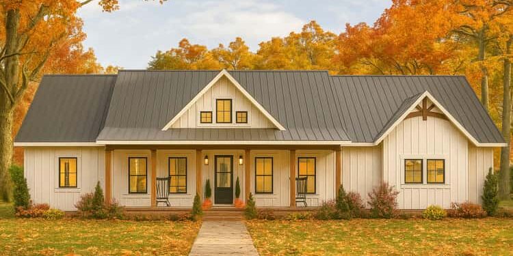 Modern Farmhouse Ranch – ~1,900 Sq Ft of Streamlined Farmhouse Living with Big Garage