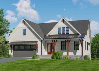 4-Bed Craftsman Plan with Finished Basement – ~2,675 Sq Ft of Stylish, Flexible Living