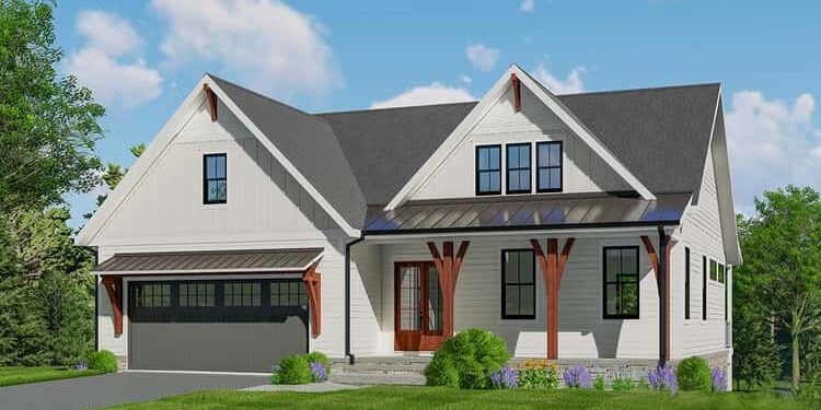 4-Bed Craftsman Plan with Finished Basement – ~2,675 Sq Ft of Stylish, Flexible Living