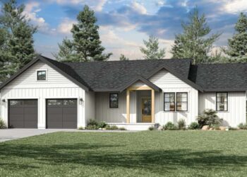 4-Bedroom Mid-Century Modern Home with Finished Lower Level – ~3,859 Sq Ft of Stylish One-Level + Lower Level Living