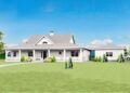 Flexible Country House Plan with Dual Porches