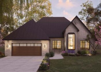 4- or 5-Bedroom Modern French Country with Split Bedrooms & Covered Patio – ~2,241 Sq Ft of Elegant One-Level Living