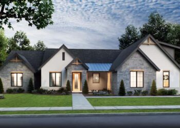 4-Bed Contemporary Craftsman with Bonus Room & Breakfast Nook – Cozy, Efficient & Family-Friendly Design