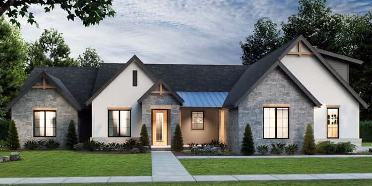4-Bed Contemporary Craftsman with Bonus Room & Breakfast Nook – Cozy, Efficient & Family-Friendly Design