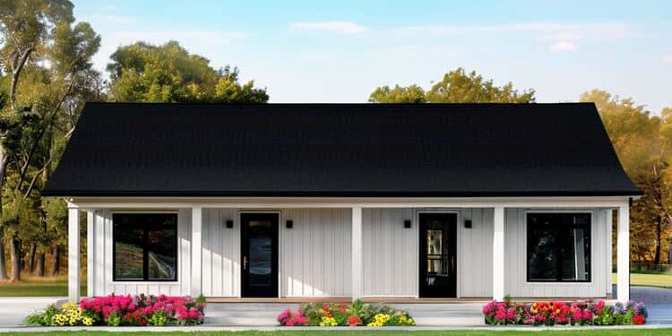 2-Bed Ranch Duplex with L-Shape Kitchen – Efficient, Affordable Duplex Living