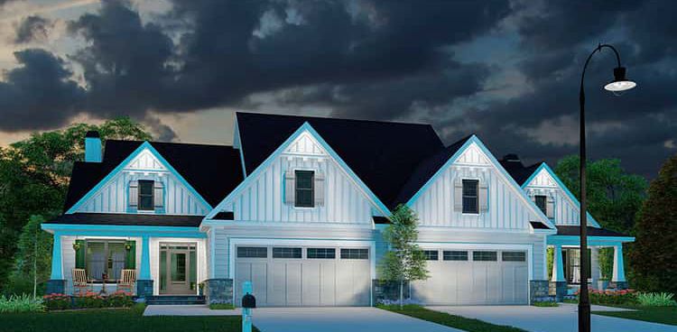 Modern Farmhouse Duplex — Efficient, Stylish & Two-Unit Living with Privacy & Comfort (~2,856 Sq Ft Combined