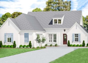 4-Bed Southern House Plan with Split Bedrooms – 2,004 sq ft