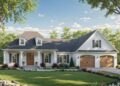 Elegant French Country House Plan with Main-Level Master Suite (2,007 sq ft)