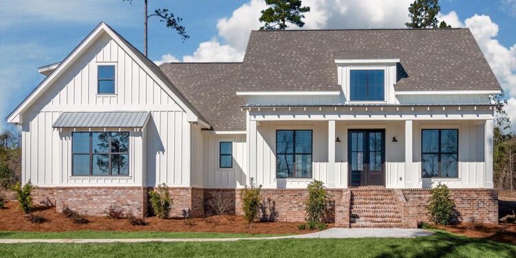 2,077 Sq Ft Budget-Friendly Modern Farmhouse Plan with Bonus Room (51762HZ)