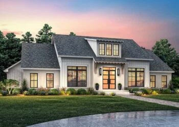 4-Bed Sophisticated Modern Farmhouse with Optional Bonus Suite Upstairs – Smart, Stylish & Family-Ready