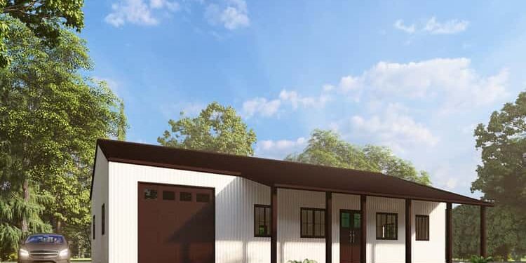 4-Bedroom Modern Prairie Style Home – ~3,287 Sq Ft of One-Level Living & Courtyard Flow