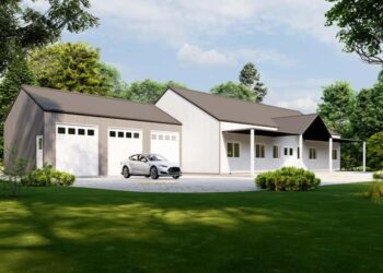 5-Bed Barndominium-Style Farmhouse – ~2,660 Sq Ft of Open, Versatile Living