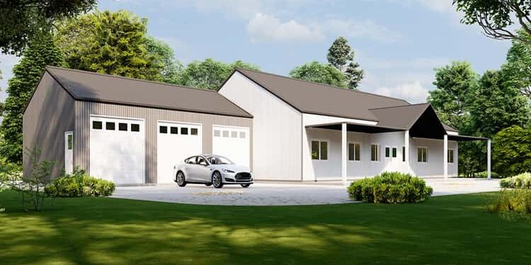 5-Bed Barndominium-Style Farmhouse – ~2,660 Sq Ft of Open, Versatile Living