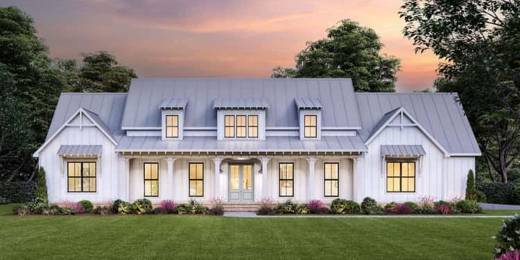 4-Bedroom Split-Bedroom Modern Farmhouse – ~2,534 Sq Ft of Smart, Stylish One-Level Living