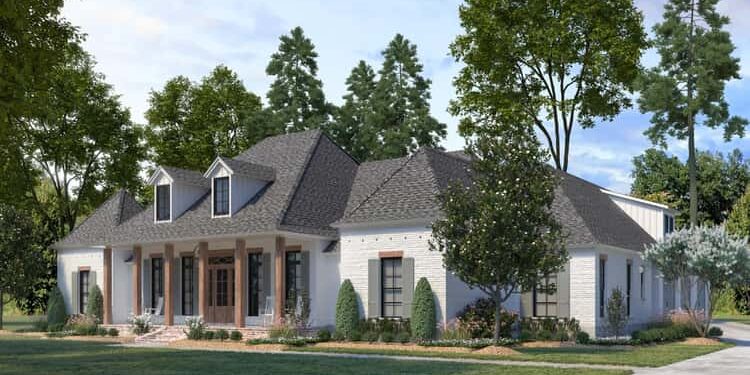 Acadian-Inspired Home – ~3,048 Sq Ft with 4 Bedrooms, 3.5 Bathrooms & 3-Car Garage