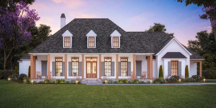 4-Bed French Country Home Under 3,000 Sq Ft – Cozy, Elegant & Functional Living