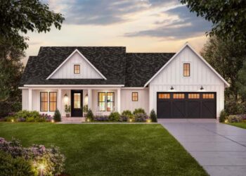 4-Bed Modern Farmhouse Under 2,000 Sq Ft – Compact, Functional & Farmhouse-Chic (~1,843 Sq Ft)