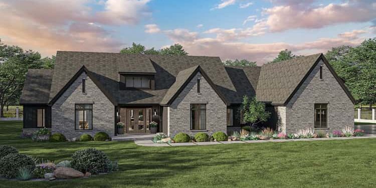 4-Bedroom Modern Cottage with Vaulted Kitchen & Dining – ~3,248 Sq Ft of Elegant, Spacious Living