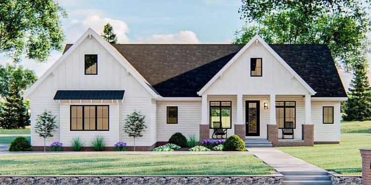 Board-and-Batten 4-Bed Modern Farmhouse with Expansion Potential – ~2,337 Sq Ft of Smart, Adaptable Living