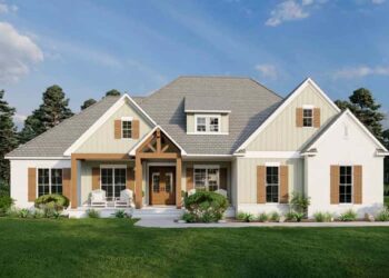 4-Bed Country House with Bonus Room & Covered Porch – ~2,638 Sq Ft of Balanced, Cozy Living