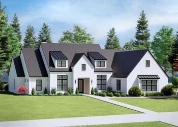 New American Single-Story Home with Laundry Access from Master Closet – Efficient, Elegant Living for Modern Families