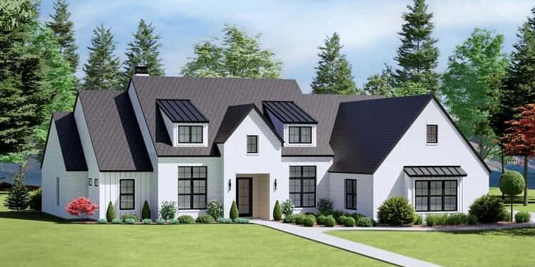 New American Single-Story Home with Laundry Access from Master Closet – Efficient, Elegant Living for Modern Families