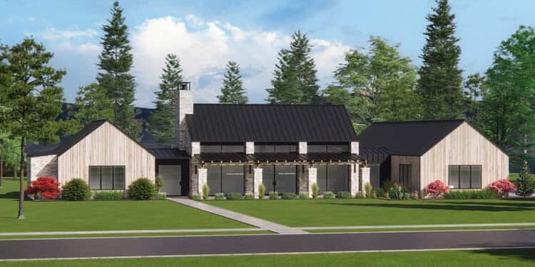 New Zealand-Inspired Modern Farmhouse with Deep Porches – ~3,025 Sq Ft of Light, Open & Connected Living