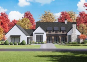 Triple-Dormered Modern Farmhouse – ~3,872 Sq Ft of Airy, Vaulted, Porch-Centered Living