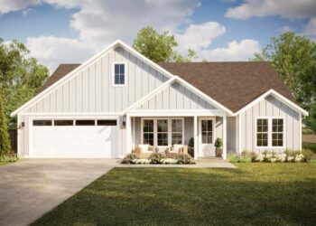 Single-Story Modern Farmhouse with Split Bedrooms & Vaulted Great Room – Functional, Charming & Family-Friendly (~2,095 Sq Ft)