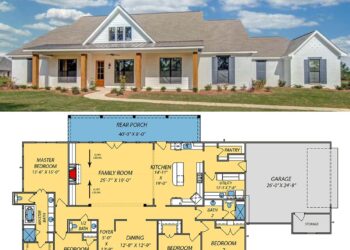 One-Level Country House – Balanced, Spacious & Cozy (~2,677 Sq Ft