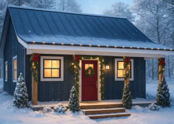Cozy Cabin Plan – Thoughtful 1-2 Bedroom, 1-Bathroom Retreat for Everyday Ease & Outdoor Living (~624 Sq Ft)