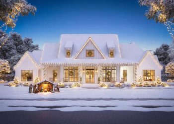 Spacious Modern Farmhouse – A Beautifully Balanced 4-Bedroom Home with 3.5 Baths (~3,127 Sq Ft)