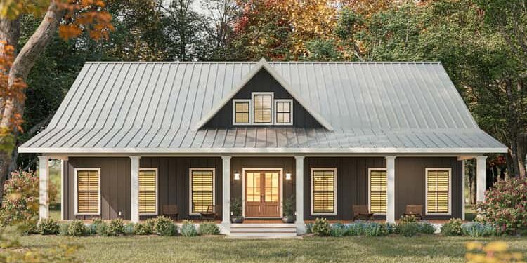 4-Bed Modern Farmhouse Ranch with Flex Room & Home Office — Smart, Comfortable & Family-Ready (~2,352 Sq Ft)