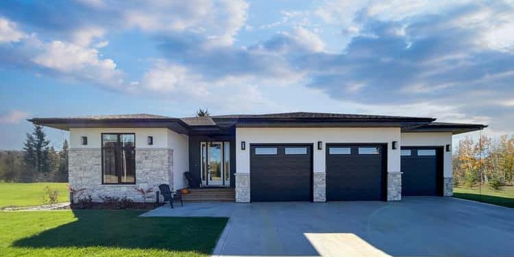 Modern Prairie Home Under 2,600 Sq Ft with Lower-Level Home Office – Sleek Design, Flexible Living & Work-From-Home Ease