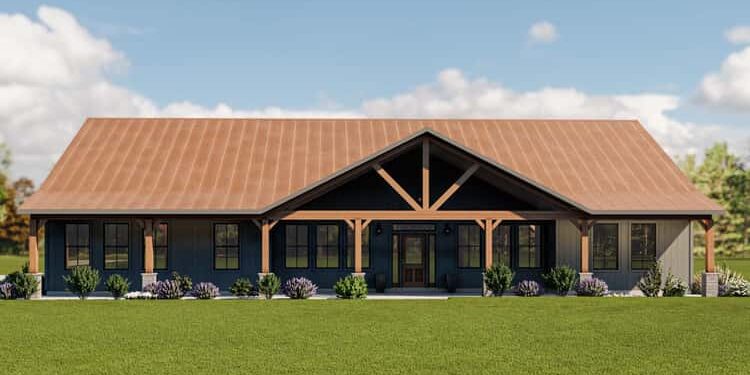 4-Bed Rustic p Home with Vaulted Family Room & Home Office — Comfortable, Versatile & Warm (~2,701 Sq Ft