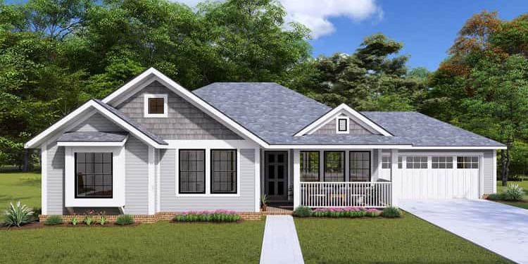 Charming 4-Bed Southern Cottage with Attached Garage – Warm, Simple & Family-Friendly (~1,481 Sq Ft)