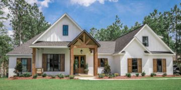 French Country Home – A Warm, Elegant 4–5 Bedroom Design with Flexible Living (~2,373 Sq Ft)