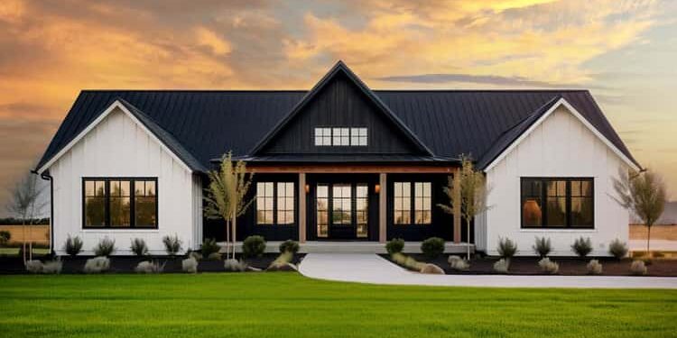 4-Bed Modern Farmhouse with Outdoor Kitchen & Fireplace – Spacious, Stylish & Entertainer-Friendly (~3,362 Sq Ft)