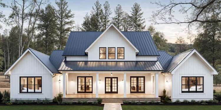 4-Bed Modern Farmhouse with Outdoor Kitchen – Spacious, Family-Friendly & Outdoor-Focused (~3,003 Sq Ft)