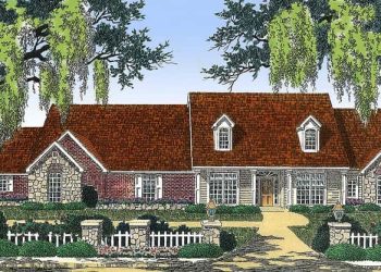 Beautifully Styled Country House Plan – Spacious, Graceful & Family-Friendly (~3,270 Sq Ft)
