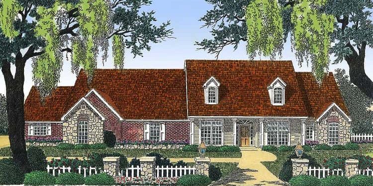 Beautifully Styled Country House Plan – Spacious, Graceful & Family-Friendly (~3,270 Sq Ft)