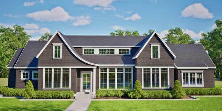 Shingle-Style 4-Bed House with Vaulted Ceilings & Outdoor Living — Elegant, Relaxed & Family-Friendly (~2,970 Sq Ft)