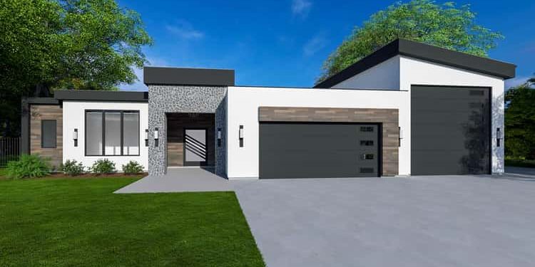 Mid-Century Modern Ranch with Media Room – A Striking 3,336 Sq Ft Single-Story Home Built for Style & Everyday Living