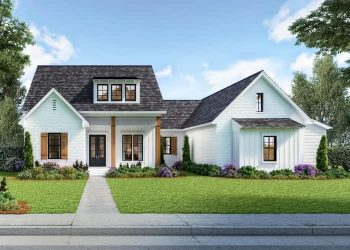 Exclusive 4-Bed Southern Cottage with 3-Car Side-Entry Garage – Warm Charm, Smart Flow & Timeless Comfort (~3,100 Sq Ft)