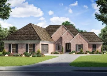 4-Bedroom Acadian House with Optional Bonus Room Over Garage – Stylish, Comfortable & Efficient (~2,159 Sq Ft)